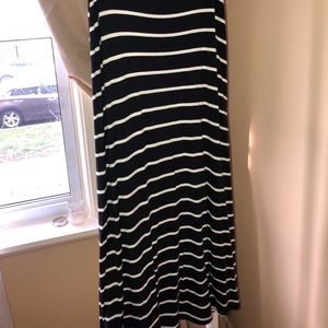 Charlotte Russe striped maxi skirt size small